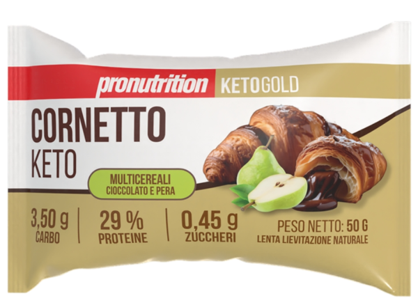 Pronutrition Cornetto m.cereali crema cioccolato e pera - 50g