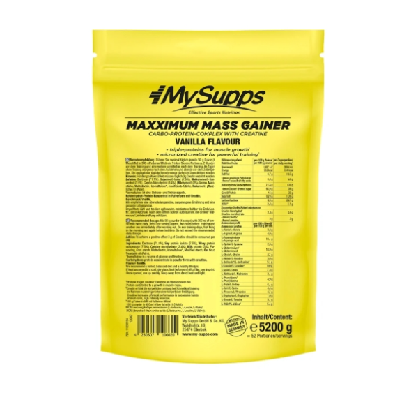 My Supps Maxximum Mass Gainer - 5200g
