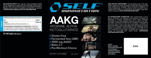 AAKG ARGININA ALFA-CHETOGLUTARATE - 100tabs - immagine 2