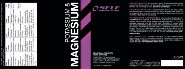 POTASSIUM & MAGNESIUM 120CPS INTEGRATORE - immagine 2